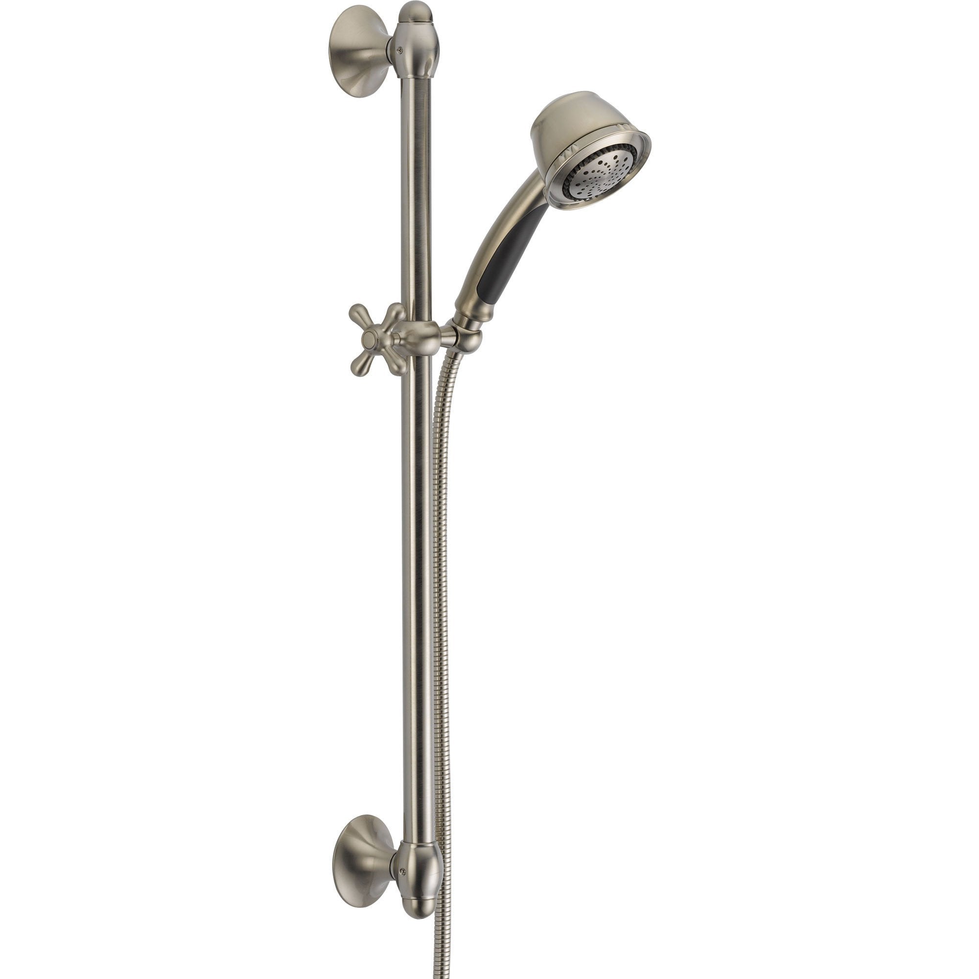 Delta 5 Spray Stainless Steel Handheld Shower Head with Adjustable Slide Bar - 561094 - Perfect for Bathroom Renovation & Spa-Like Shower Experience