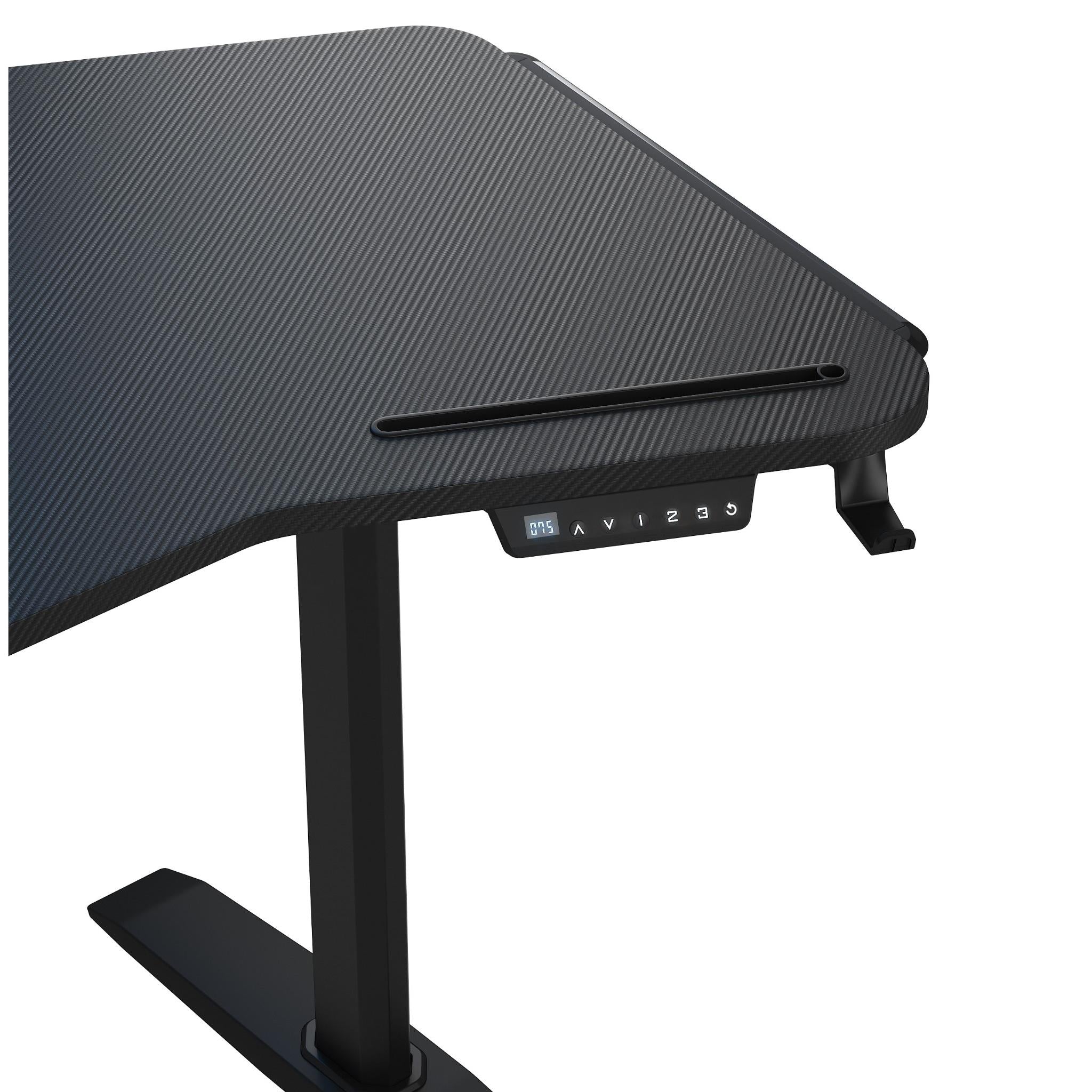 Anda Seat Shadow Warrior Gaming Desk - Ergonomic Computer Desk for PC & Console Gamers - Perfect for Home Office, Streaming & Esports Setup