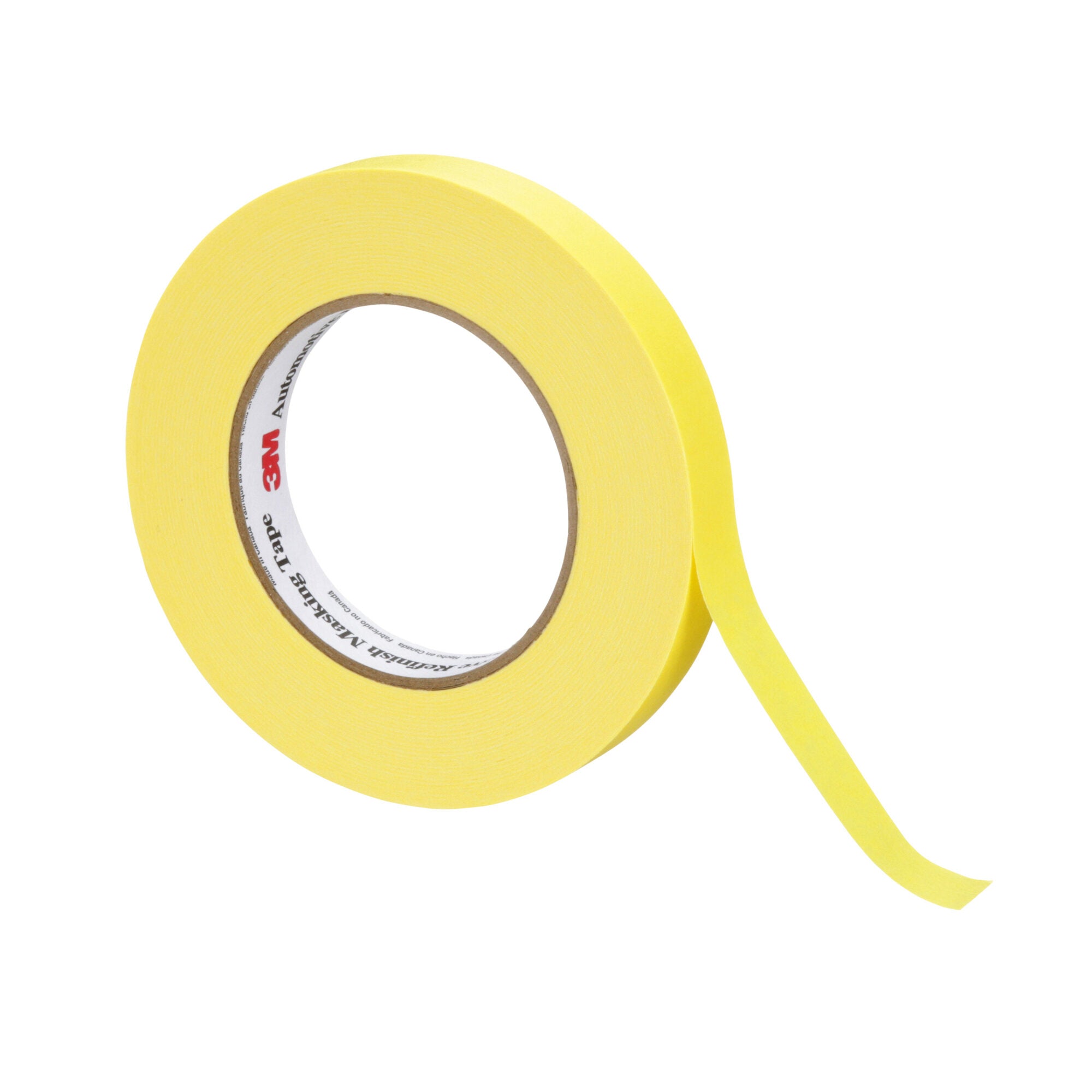 3M Automotive Refinish Masking Tape 06652 - 18mm x 55m High-Performance Paint Protection Tape for Car Bodywork & Detailing | Perfect for Auto Painting, DIY Projects & Professional Use