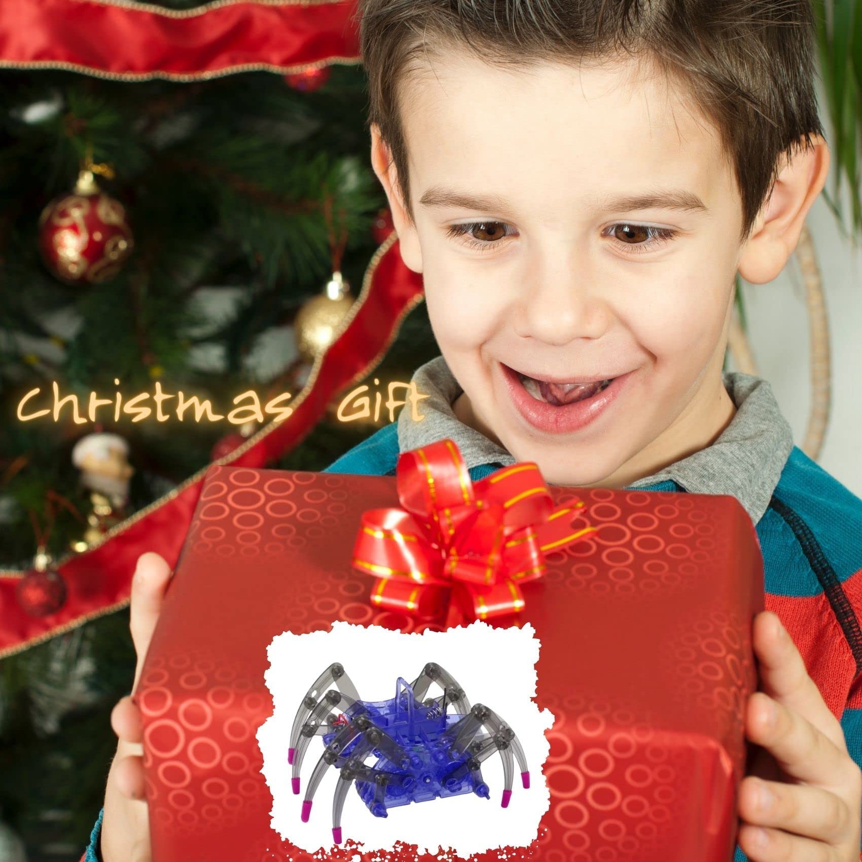 DIY Spider Robot Building Kit - STEM Educational Science Toy for Kids, Assemble Your Own Robotic Spider - Perfect for STEM Learning, Science Projects & Creative Play