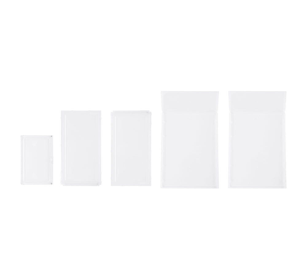 TARRAMARRA® 4 Pack Clear Plastic Stackable Shoe Storage Boxes - Perfect for Closet Organization & Shoe Display in Bedroom, Entryway or Dorm