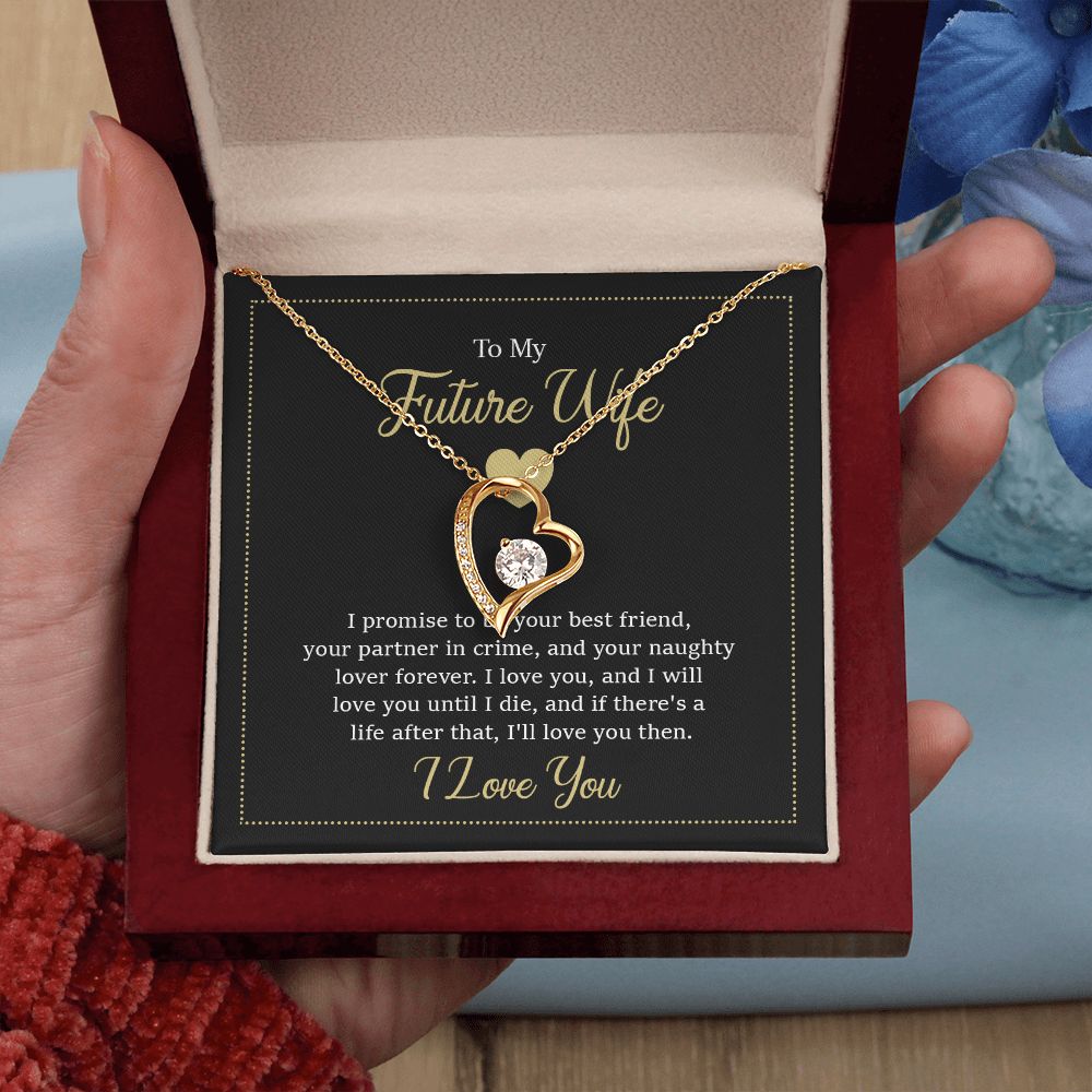 Engagement Gifts for Future Wife - Heart Necklace for Her - Birthday, Christmas, Anniversary Jewelry - Perfect for Proposals, Weddings & Romantic Occasions
