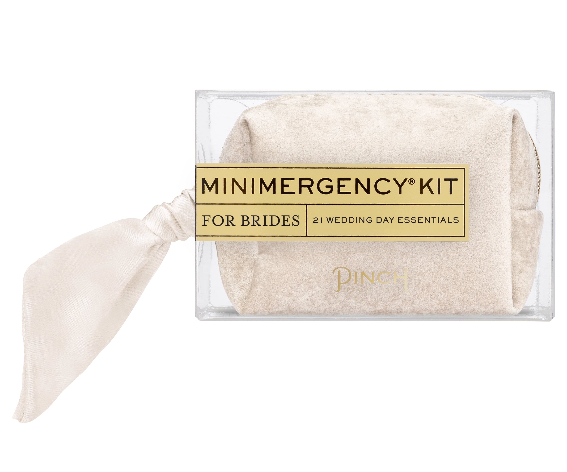 Velvet Bridal Emergency Kit - Essential Wedding Day Survival Kit for Brides (Perfect for Last-Minute Fixes & On-the-Go Touch Ups)