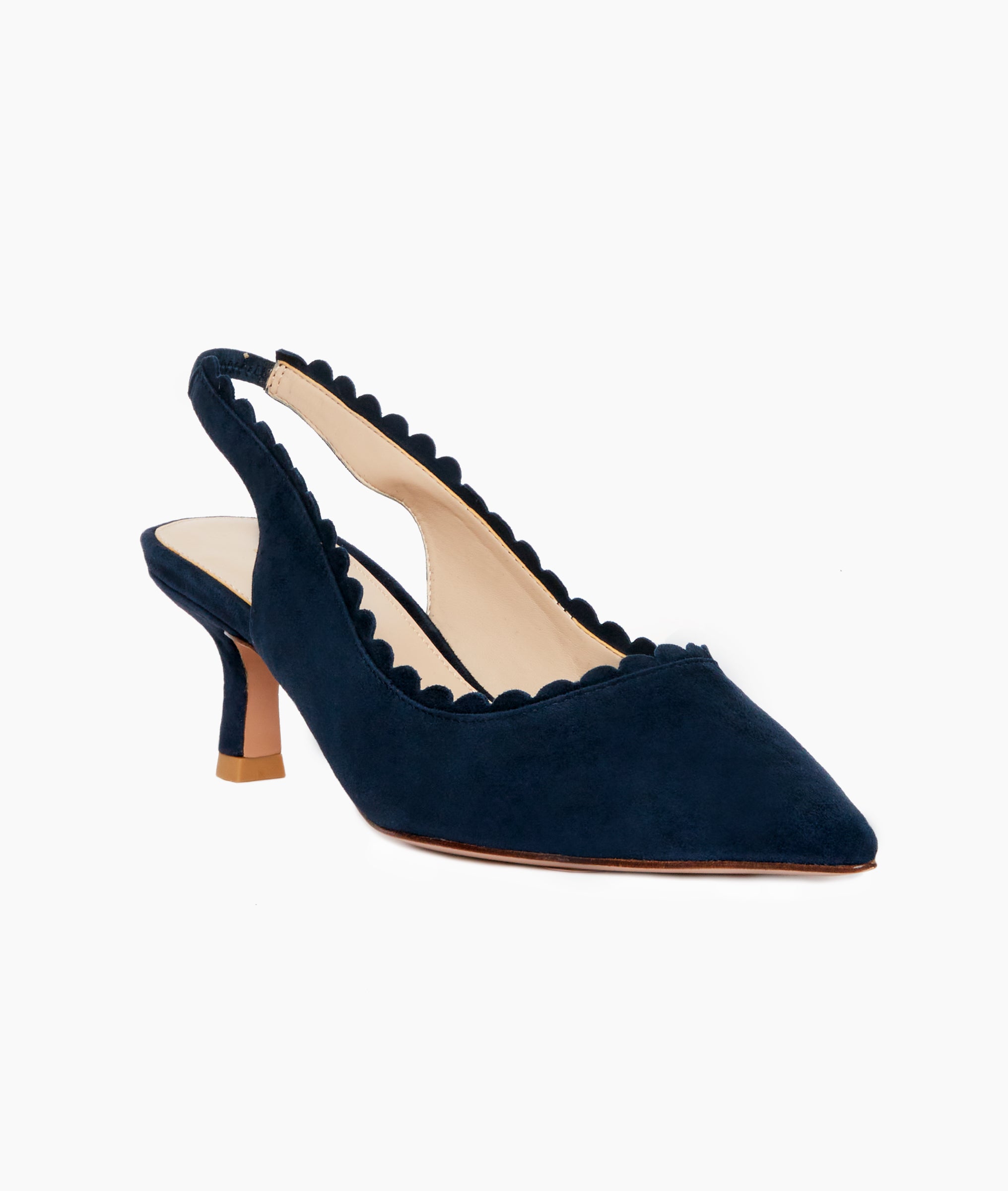 Kelsa Low Heel Comfortable Women's Shoes - Midnight Blue Elegant Pumps for Work, Party & Daily Wear