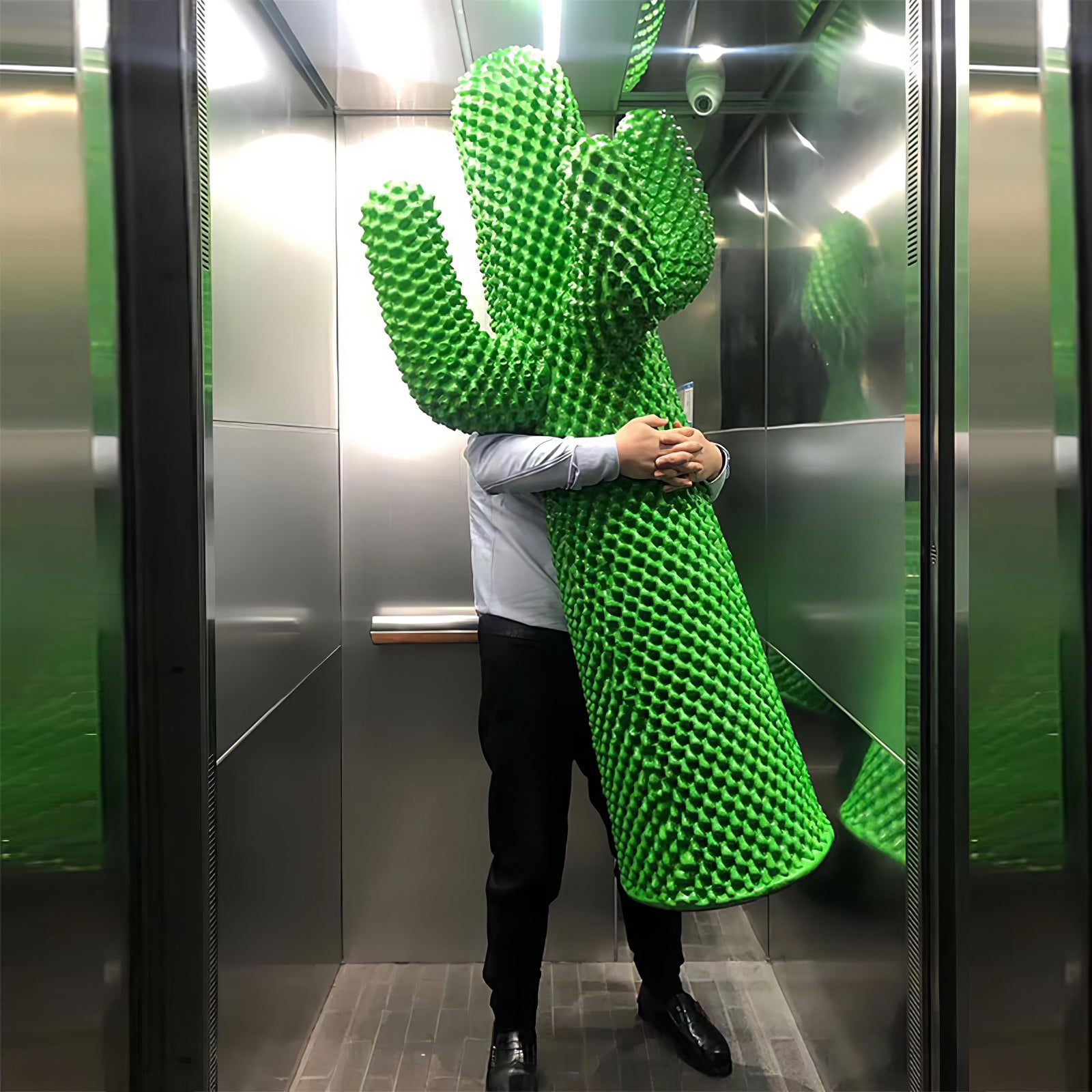 Modern Mello Sculptural Cactus Coat Rack - Stylish Wall Mounted Entryway Organizer for Hats, Scarves & Jackets - Perfect for Home, Office or Dorm Decor