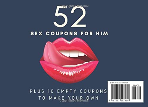 52 Naughty Sex Coupons for Couples - Fun & Romantic Valentine's Gift for Him - Explore Intimate Ideas & Spice Up Your Relationship - Perfect for Anniversaries, Date Nights & Special Occasions