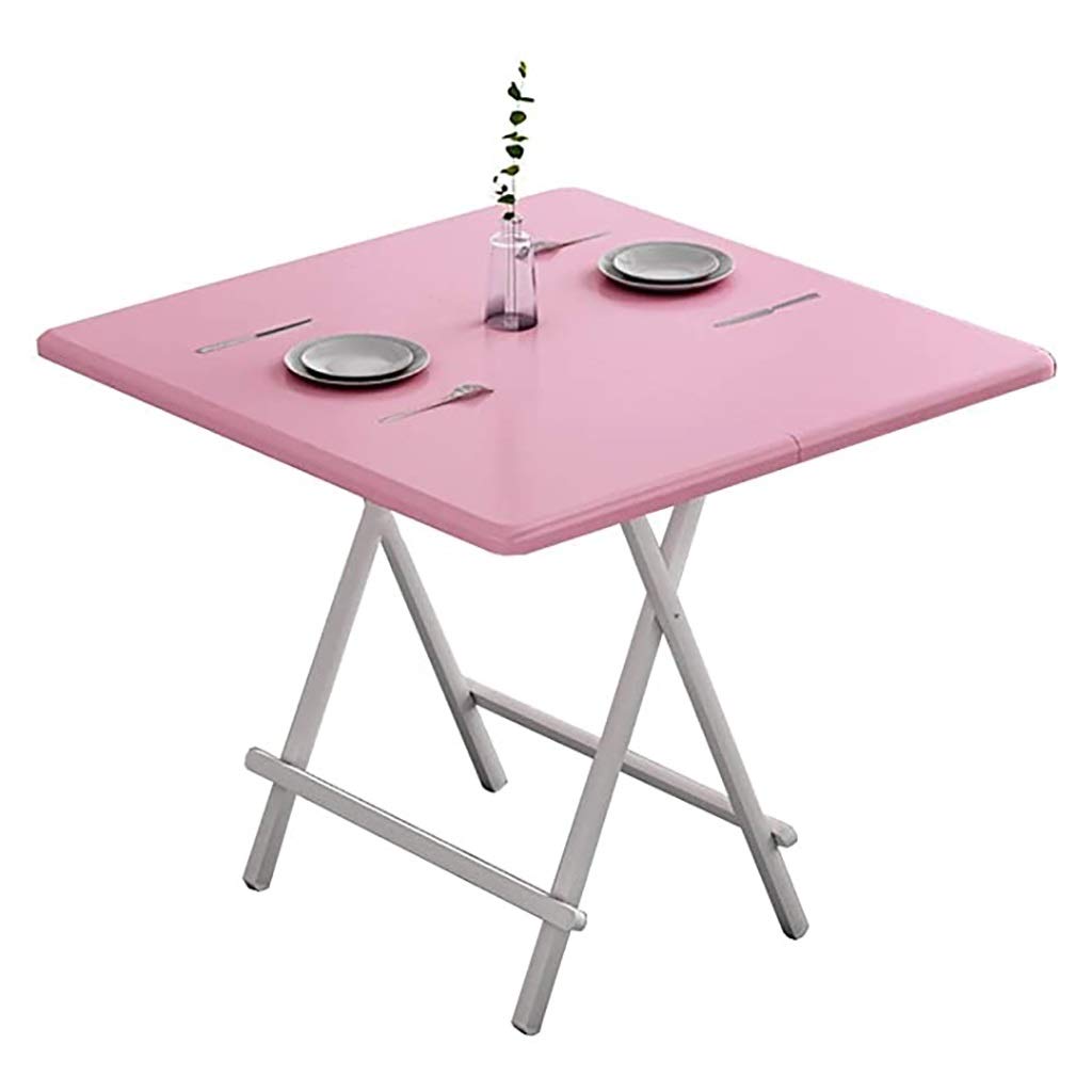 Foldable Square Table - 70x70x74cm Portable Multi-Purpose Desk for Home Office, Study, Dining & Outdoor Stall | Compact 60x60x54cm Size Option | Space-Saving Design for Small Apartments, Dorms & Camping