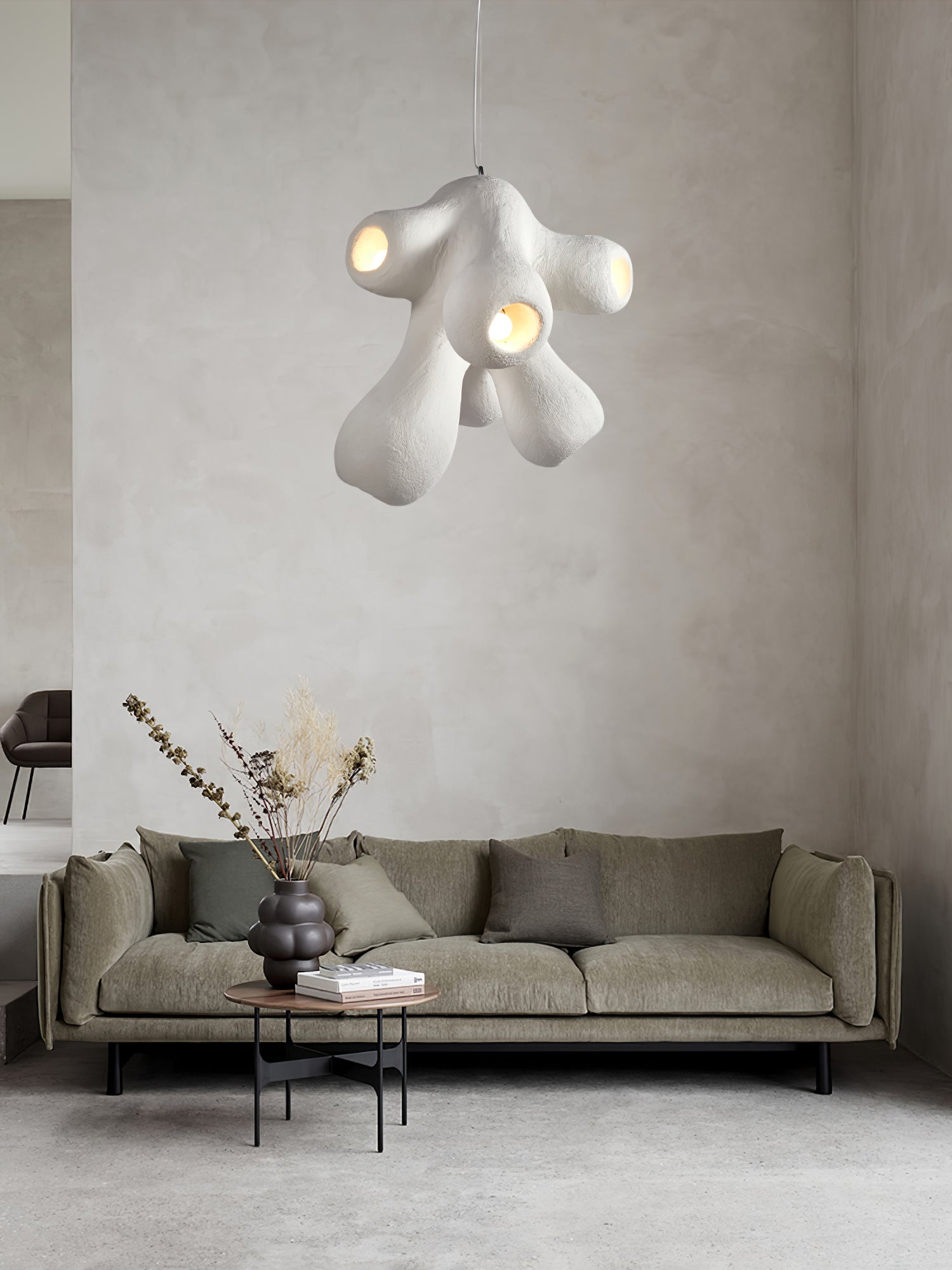 Fertility Pendant Lamp - Modern Boho Hanging Light for Bedroom, Nursery & Meditation Space | Fertility Symbol Home Decor for Positive Energy & Spiritual Healing