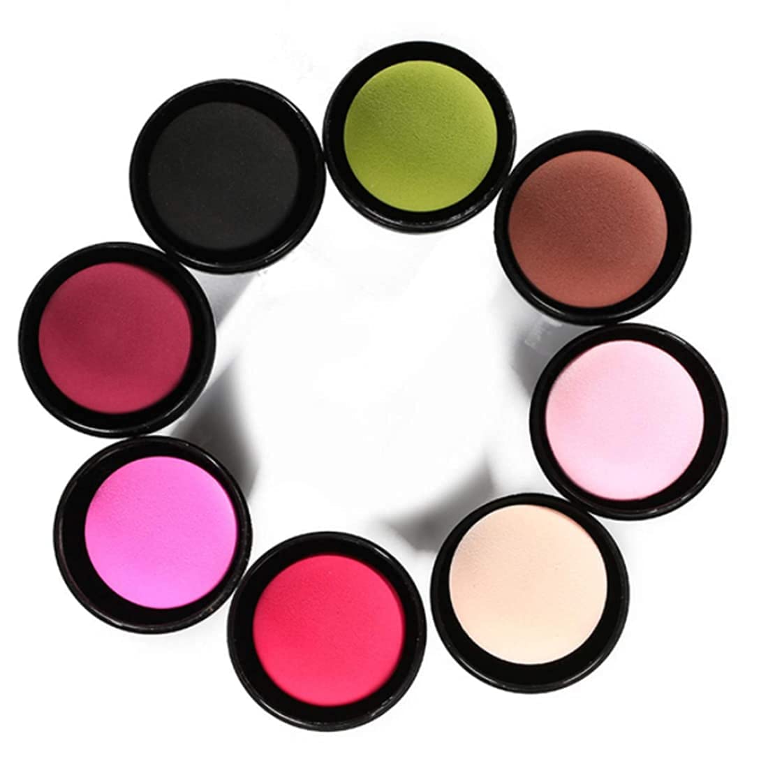 8Pcs Mushroom Head Beauty Blender Sponges - Soft Makeup Tools for Women & Girls