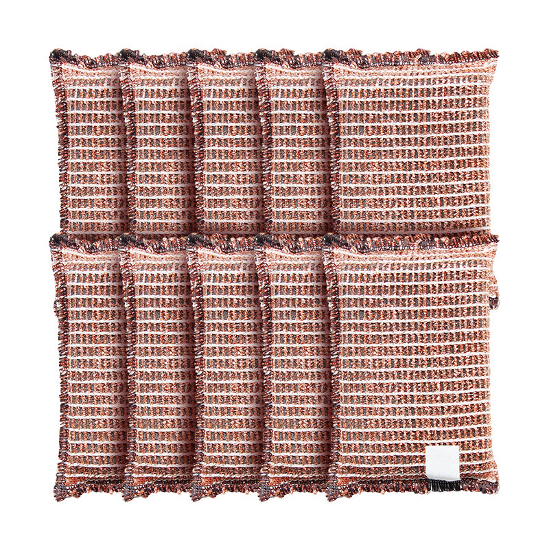 Premium Copper Cleaning Sponge for Kitchen & Bathroom - Heavy Duty Scrubber for Pots, Pans, Sinks & Stovetops - Rust-Free & Scratch-Resistant Cleaning Pads