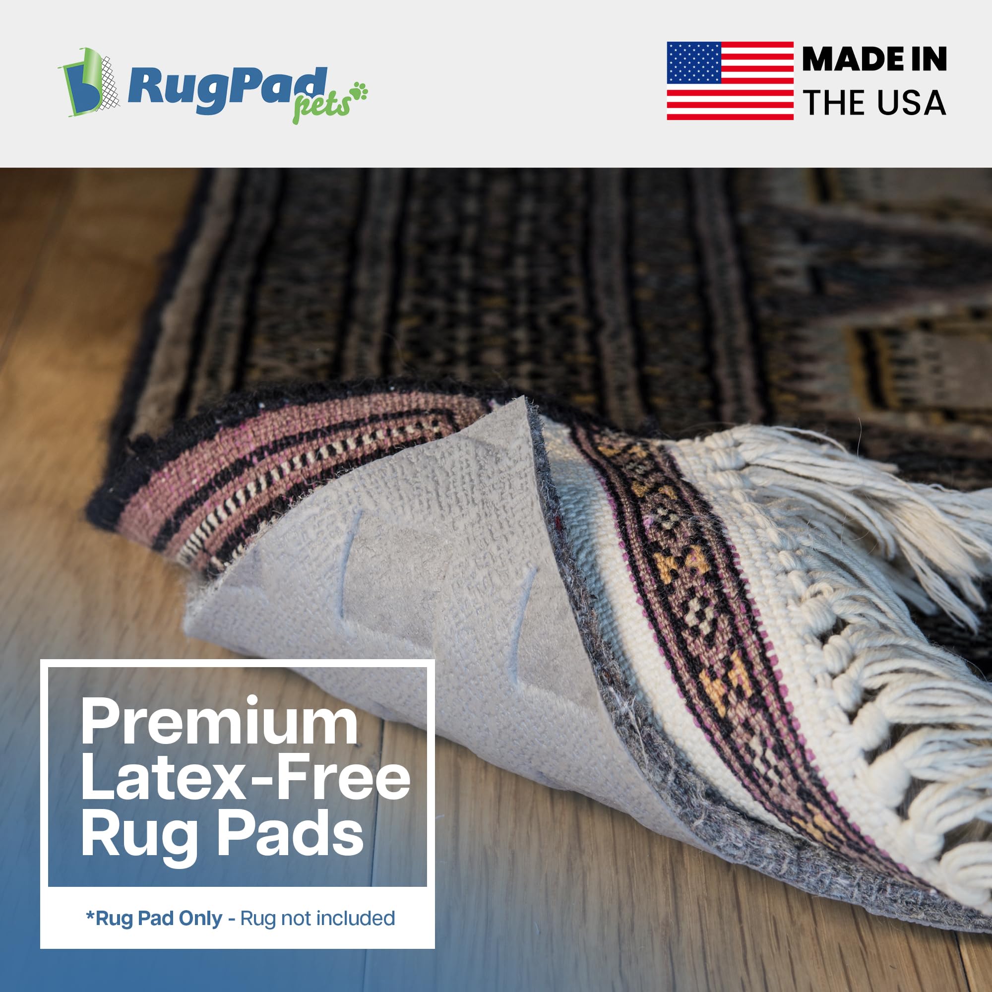 Non-Slip Waterproof Rug Pad 6x9 Feet (1/4