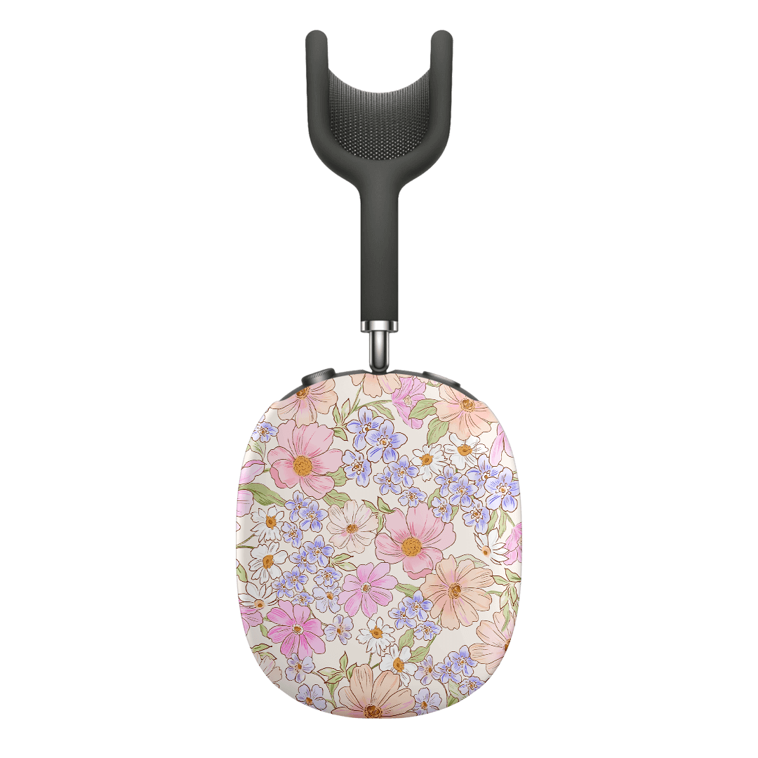 Lillia Flower AirPods Max Case - Protective Cover for Apple AirPods Max Headphones - Cute Floral Design - Perfect for Travel, Work & Daily Use