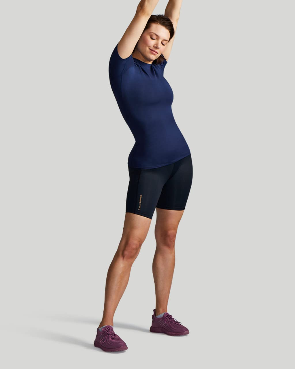 Tommie Copper Women's Posture Corrector Shoulder Support Compression Shirt with UPF 50 Sun Protection - Ideal for Pain Relief, Posture Improvement & Outdoor Activities