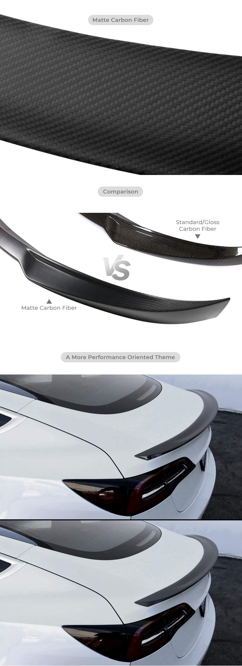 IKON MOTORSPORTS Matte Carbon Fiber Rear Diffuser for 2011-2016 BMW F10 535i 5 Series | Factory Style Rear Bumper Lip Spoiler | Upgrade Your 2012 2013 2014 2015 BMW | Perfect for Car Enthusiasts & Performance Tuning