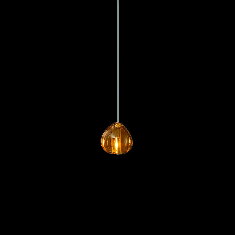 Elegant Crystal Pendant Light - Modern Chandelier for Dining Room, Bedroom & Living Room Decor - Dimmable LED Hanging Lamp for Home & Office Lighting