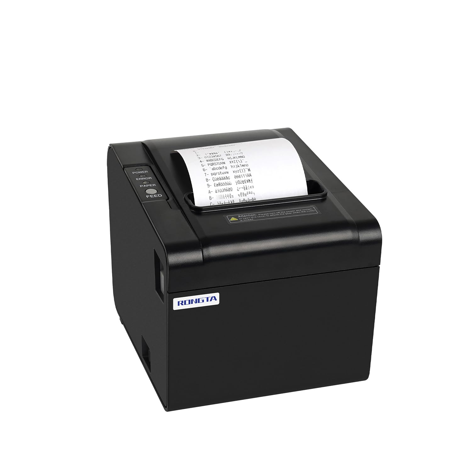 Rongta RP326-USE 80mm Thermal POS Receipt Printer with Auto Cutter - ESC/POS Compatible, USB/Serial/Ethernet Connectivity - Ideal for Restaurants, Retail Stores & Small Business Receipt Printing
