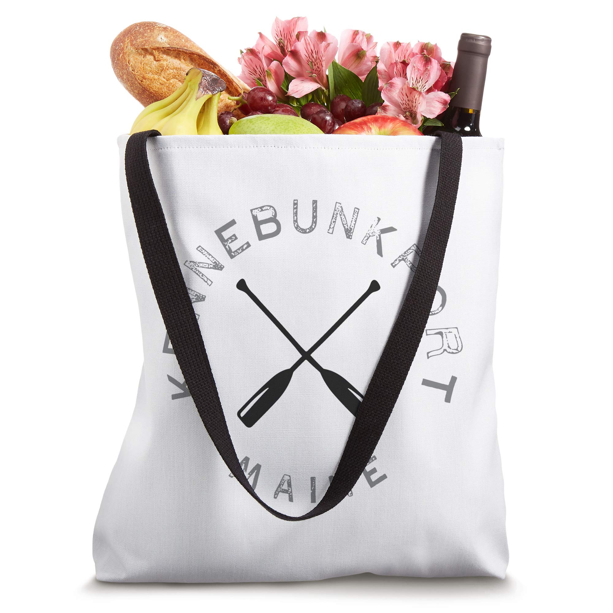 Kennebunkport Maine Tote Bag - Durable Canvas Beach Tote for Shopping, Travel & Everyday Use | Perfect Maine Souvenir & Vacation Essential
