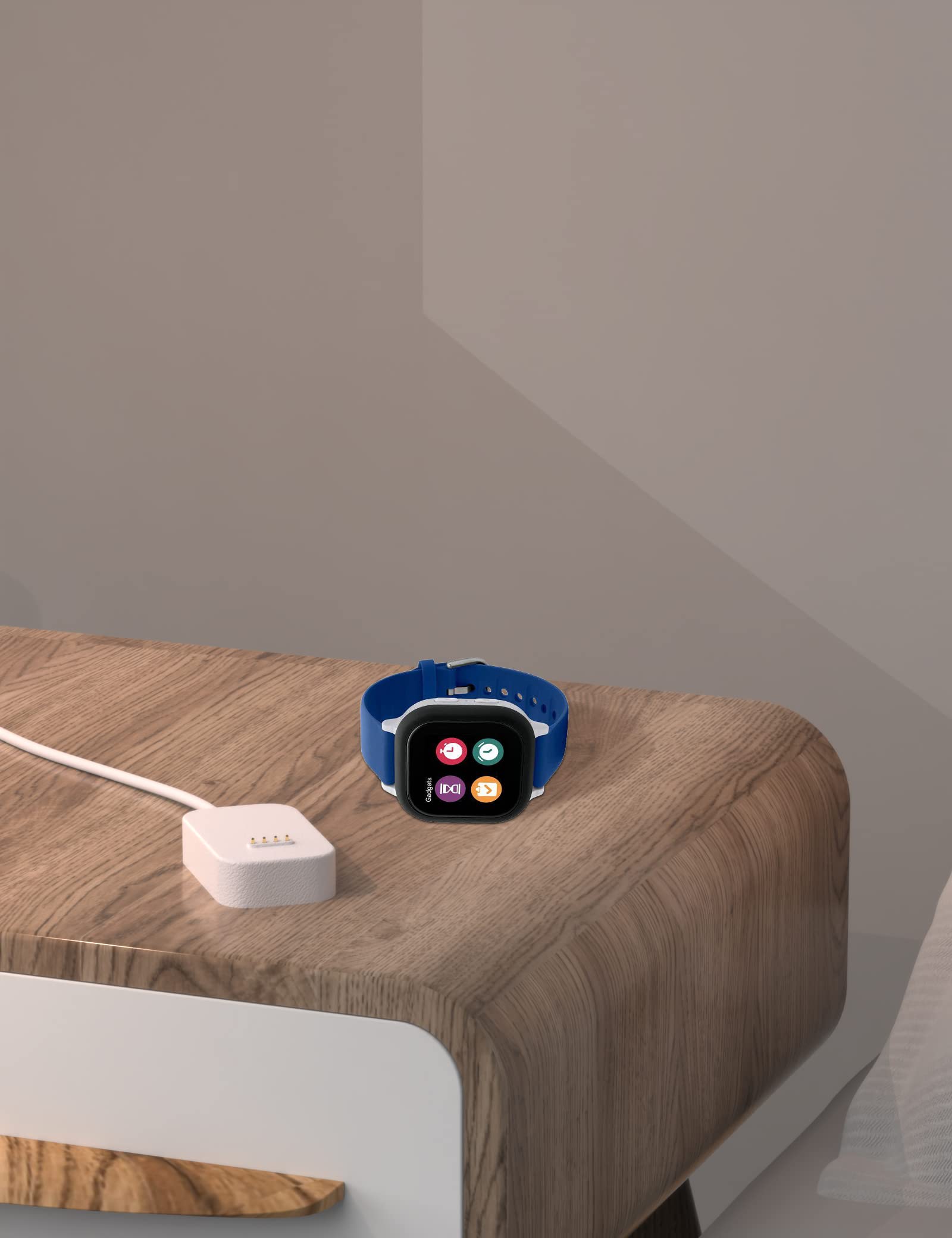 Sinoacc 2-Pack Magnetic Wireless Charging Cable Dock for Gizmo Watch 3/2/1 - 3.3ft USB Charger Compatible with Gizmo Kids Watch Accessories | Perfect for Home, School & Travel Charging