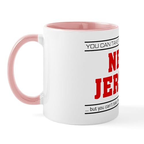 White/Pink Inside - Girl From New Jersey' Mug