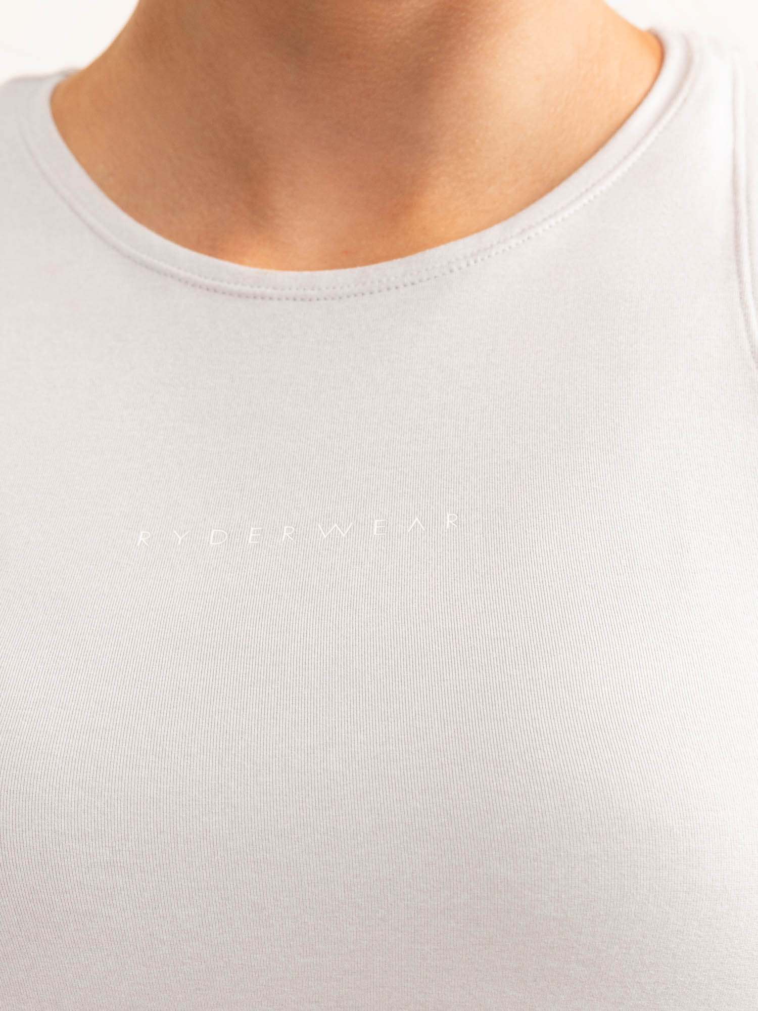 Soft Tech Slim Fit Tank Top for Men & Women - Breathable & Comfortable Grey Marl - Perfect for Gym, Yoga, Running & Casual Wear