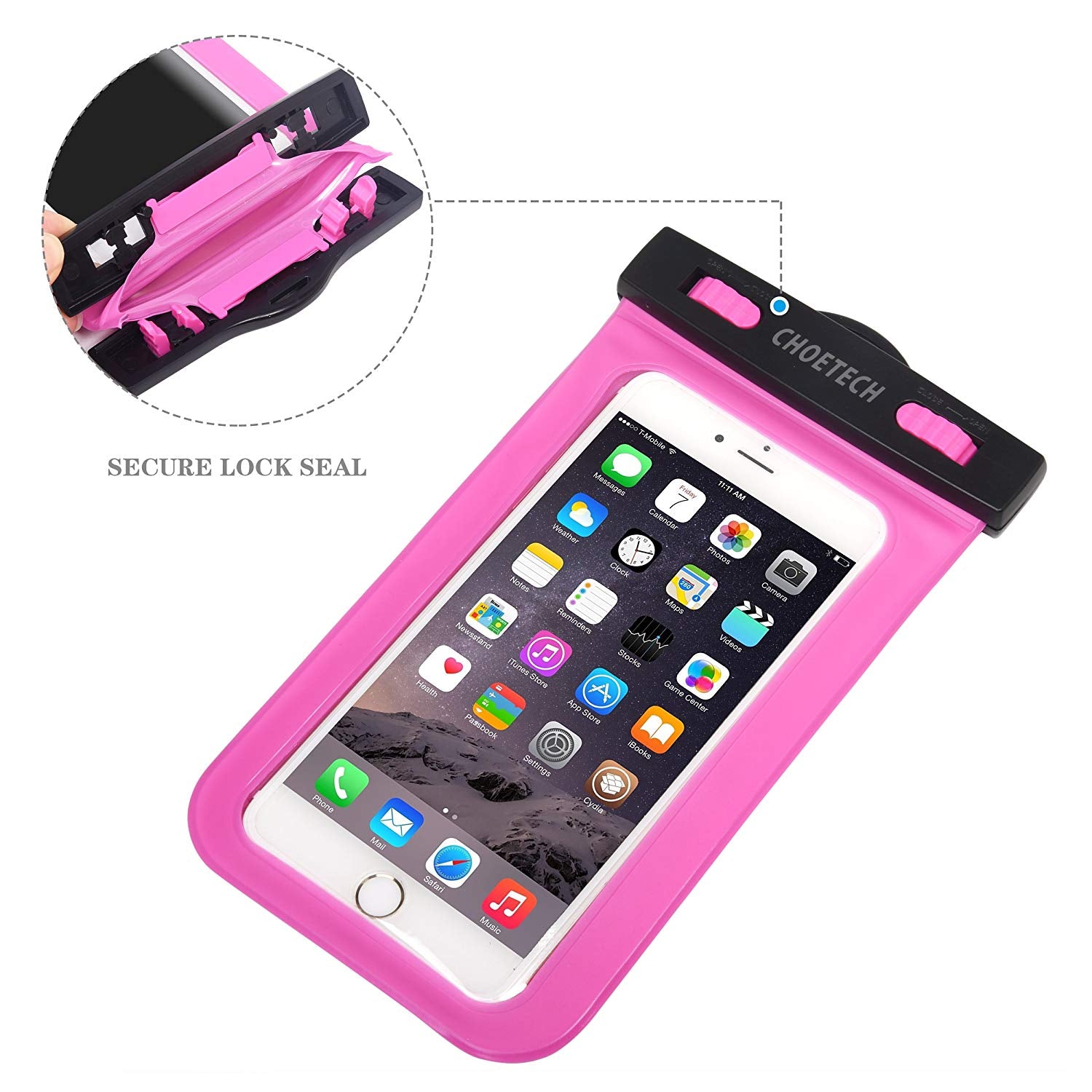 Waterproof Phone Pouch 2 Pack - Universal Waterproof Case for iPhone Samsung Galaxy - Perfect for Swimming, Beach, Kayaking & Outdoor Activities