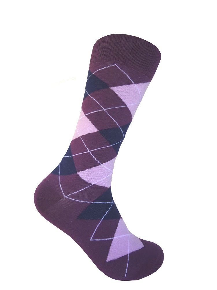 TRM Men's Socks & Necktie Matching Set (1 Pair Socks + 1 Necktie) - Perfect for Business Attire, Formal Events & Office Wear