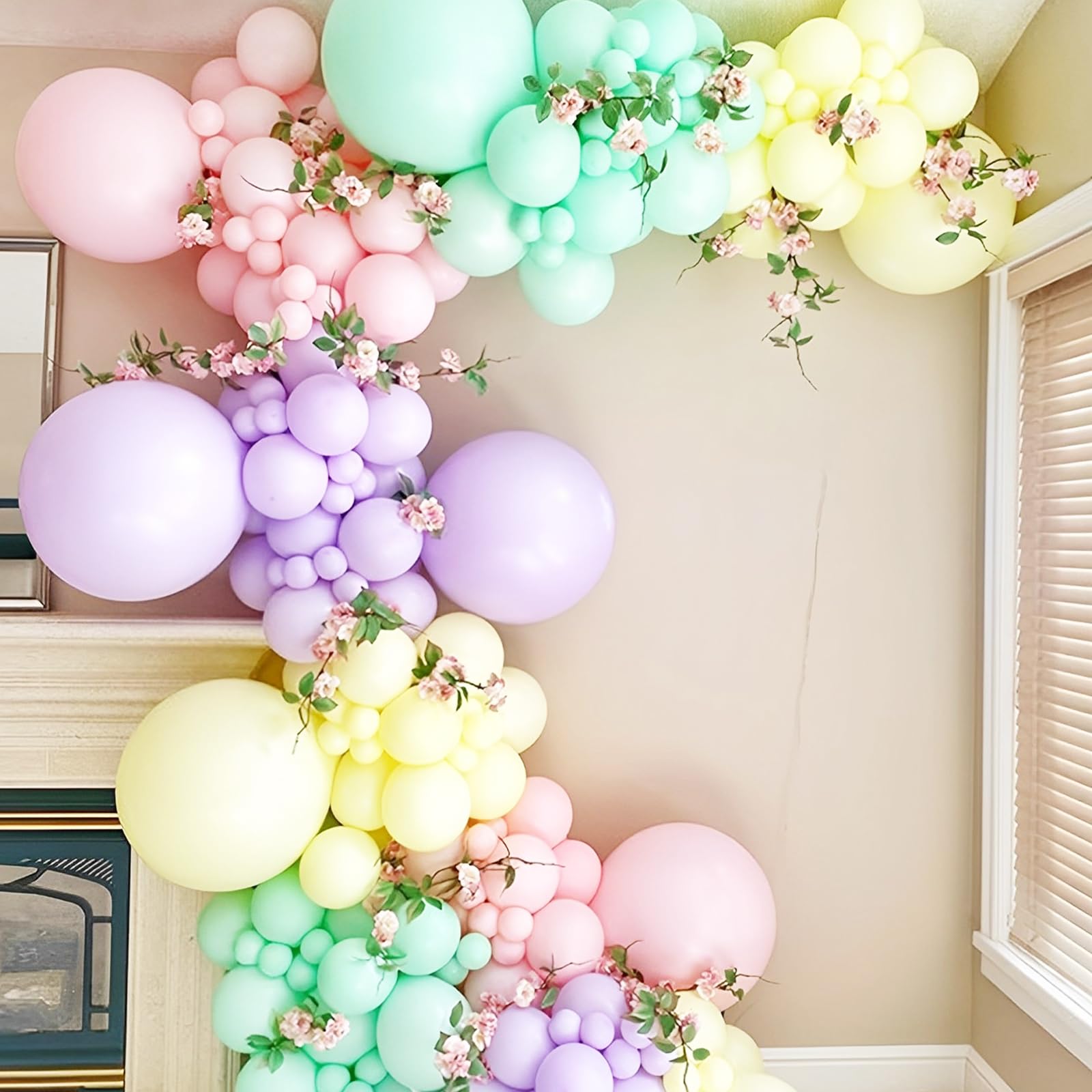 66 Pack Pastel Balloons - 12 Inch Macaron Latex Party Balloons for Graduation, Easter, Wedding, Birthday, Bridal Shower, Baby Shower & Anniversary Decorations | Perfect for Rainbow Themed Parties, Photo Backdrops & Event Decor