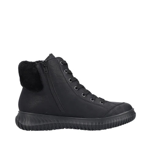 Rieker 74244 Black Women's Comfortable Casual Shoes - Perfect for Work, Walking & Everyday Wear