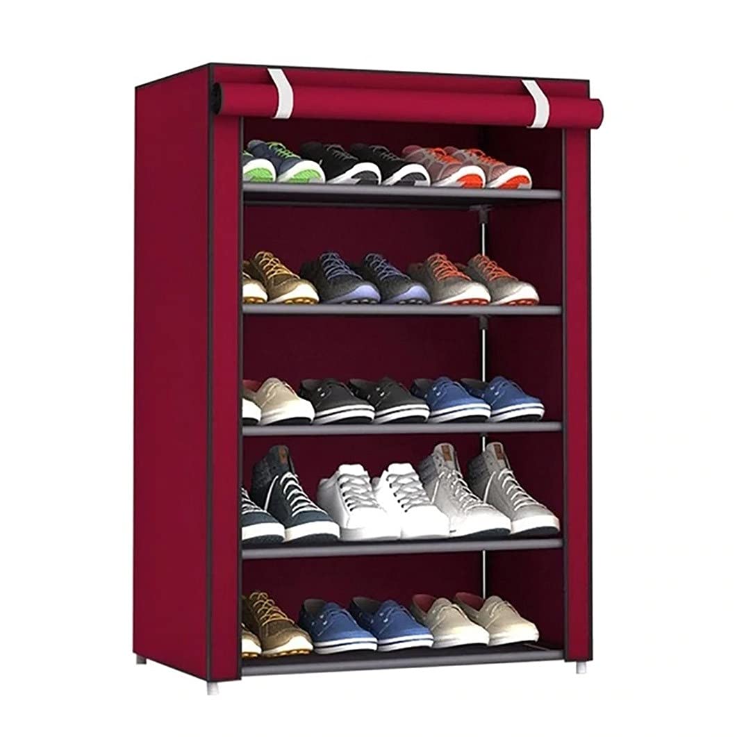 WWFZS Multi-Layer Shoe Rack - Assembled Dustproof Shoe Storage Cabinet for Home, Dorm & Closet Organization | Space-Saving Shoe Shelf for Sneakers, Boots & Heels
