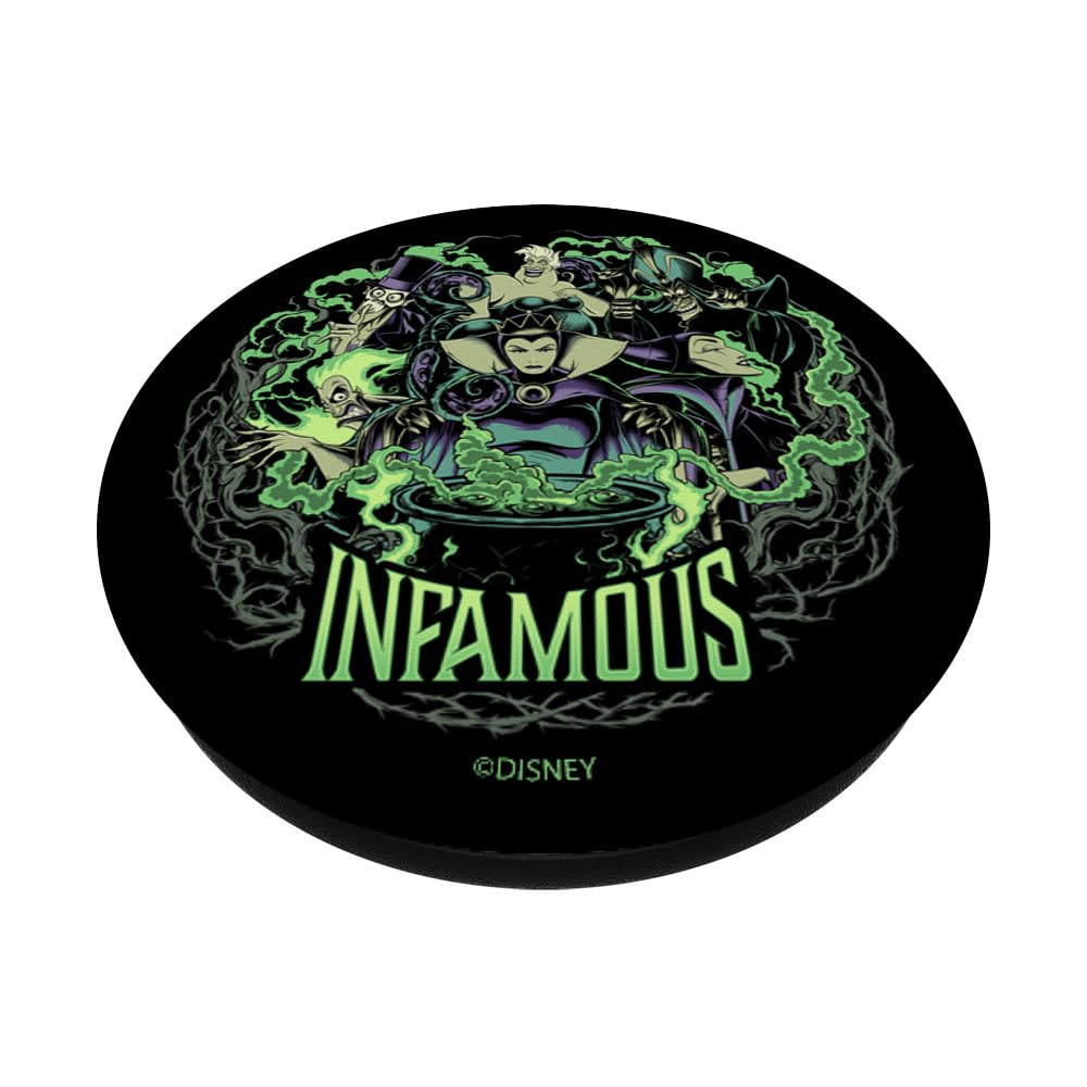 Disney Villains Infamous Group Shot PopSockets Swappable Grip for Phones & Tablets - Perfect for Disney Fans, Phone Accessories, and Everyday Use