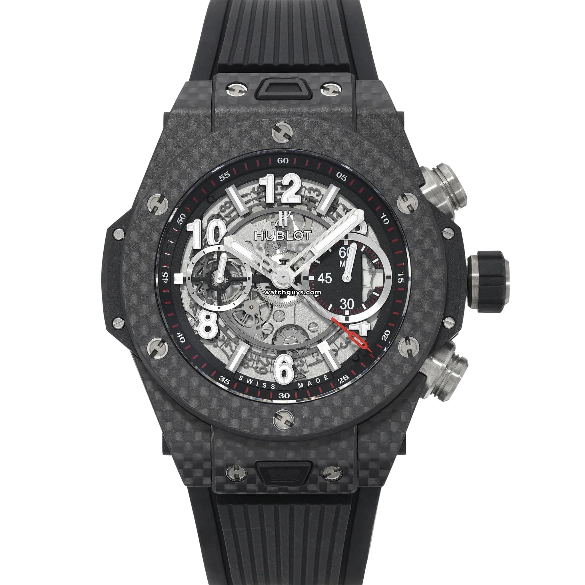 Hublot Big Bang Unico 411.QX.1170.RX Men's Luxury Chronograph Watch - Swiss Automatic Movement, Sapphire Crystal, 45mm Titanium Case - Perfect for Business, Gala Events & Luxury Collectors