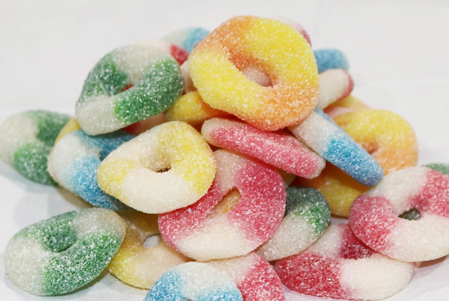 Smarty Stop Mini Sour Gummy Rings Candy GummiRoos - 1 Pound Bulk Pack of Assorted Flavors | Perfect for Party Favors, Movie Snacks & Office Treats