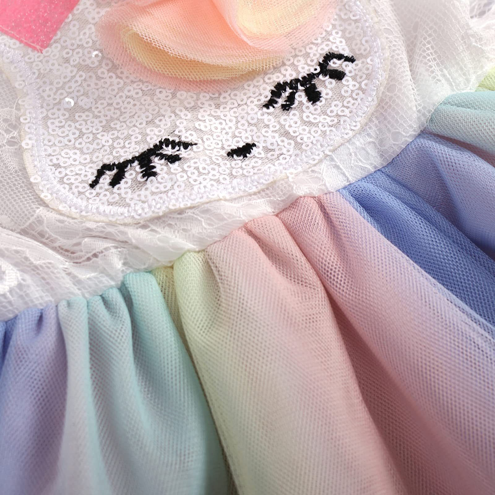 Easter Bunny Tutu Dress for Toddler Girls - Sleeveless Princess Party Dress for Summer - Perfect for Easter Celebrations, Birthday Parties & Photo Shoots