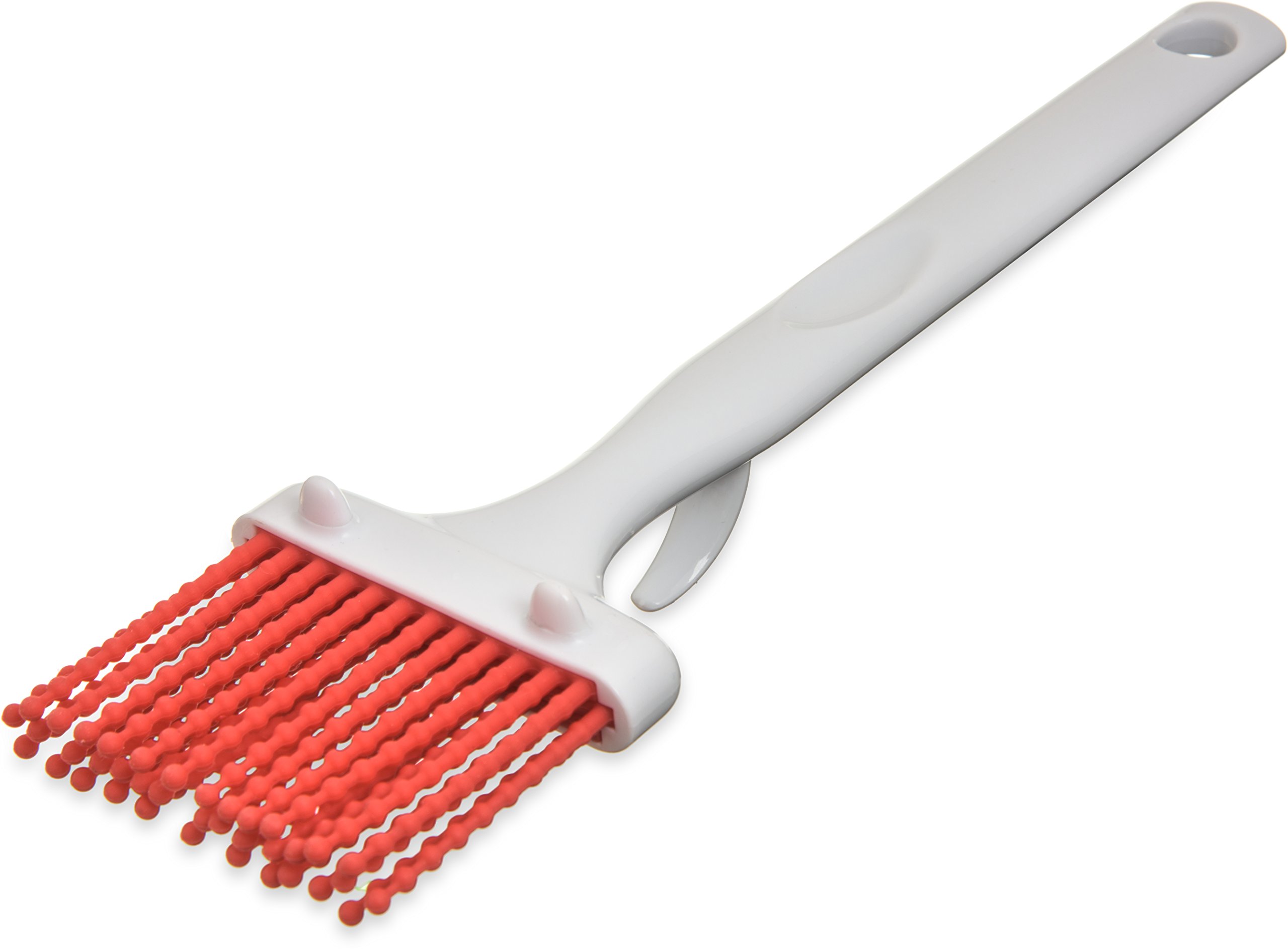 SPARTA 4040505 Silicone Basting Brush with Red Bristles - 3 Inch Heat-Resistant Cooking Brush for Grilling, Baking, and BBQ - Perfect for Basting Meats, Vegetables, and Sauces