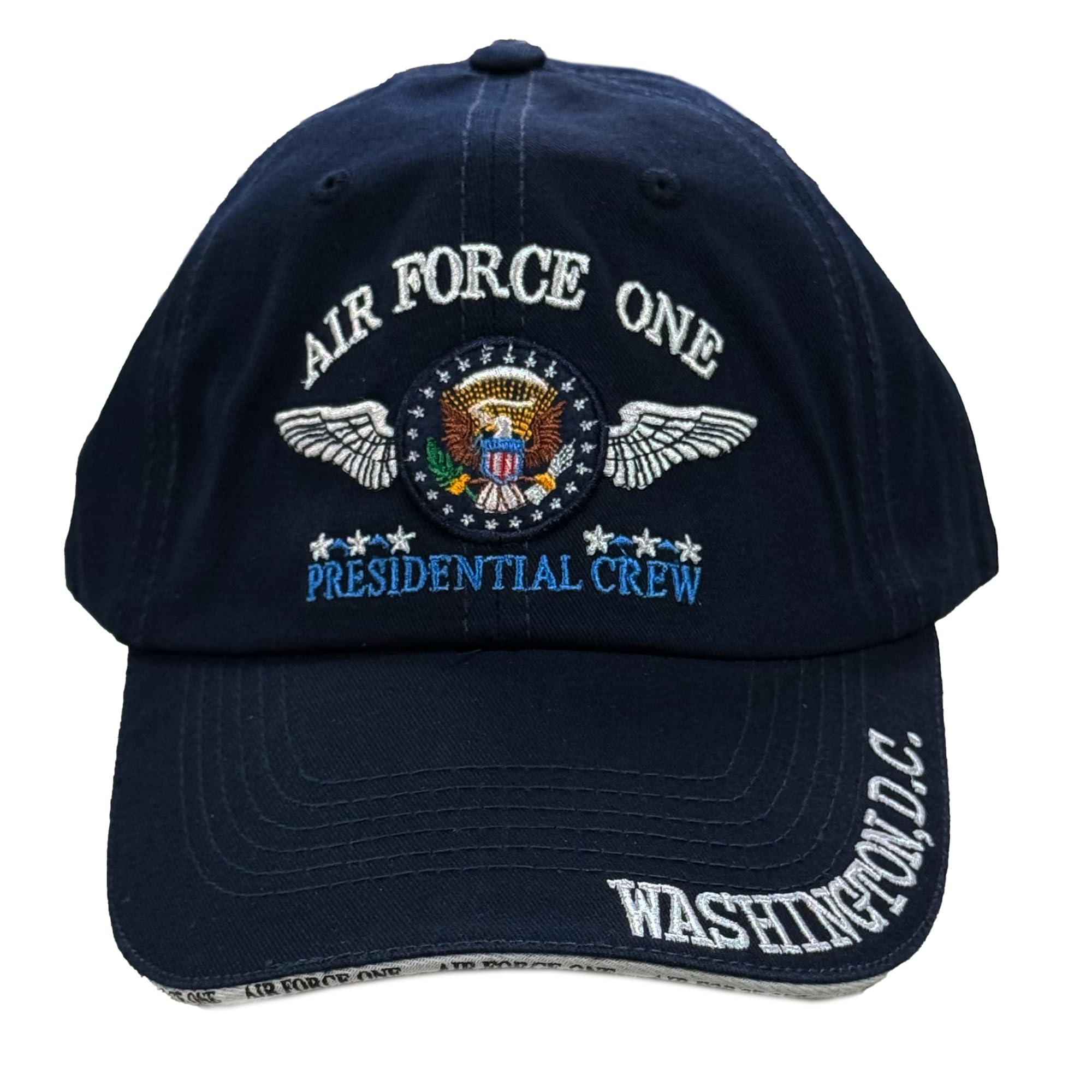Official Air Force One Presidential Baseball Cap - Embroidered Logo Adjustable Snapback Hat for Men & Women - Perfect for Casual Wear, Sports, and Patriotic Events