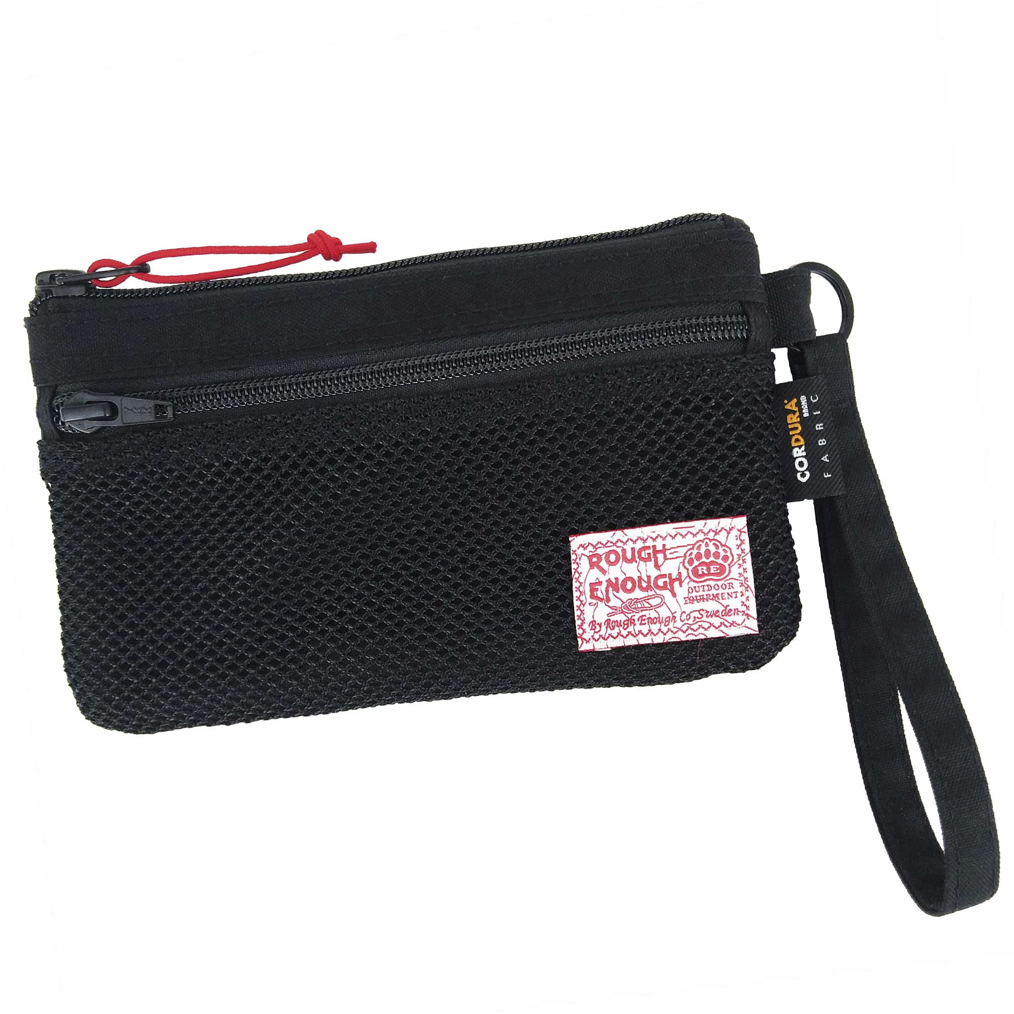 Durable Black Cordura Women's Phone Wallet Purse - Slim RFID Blocking Crossbody Bag for Everyday Use, Travel & Shopping
