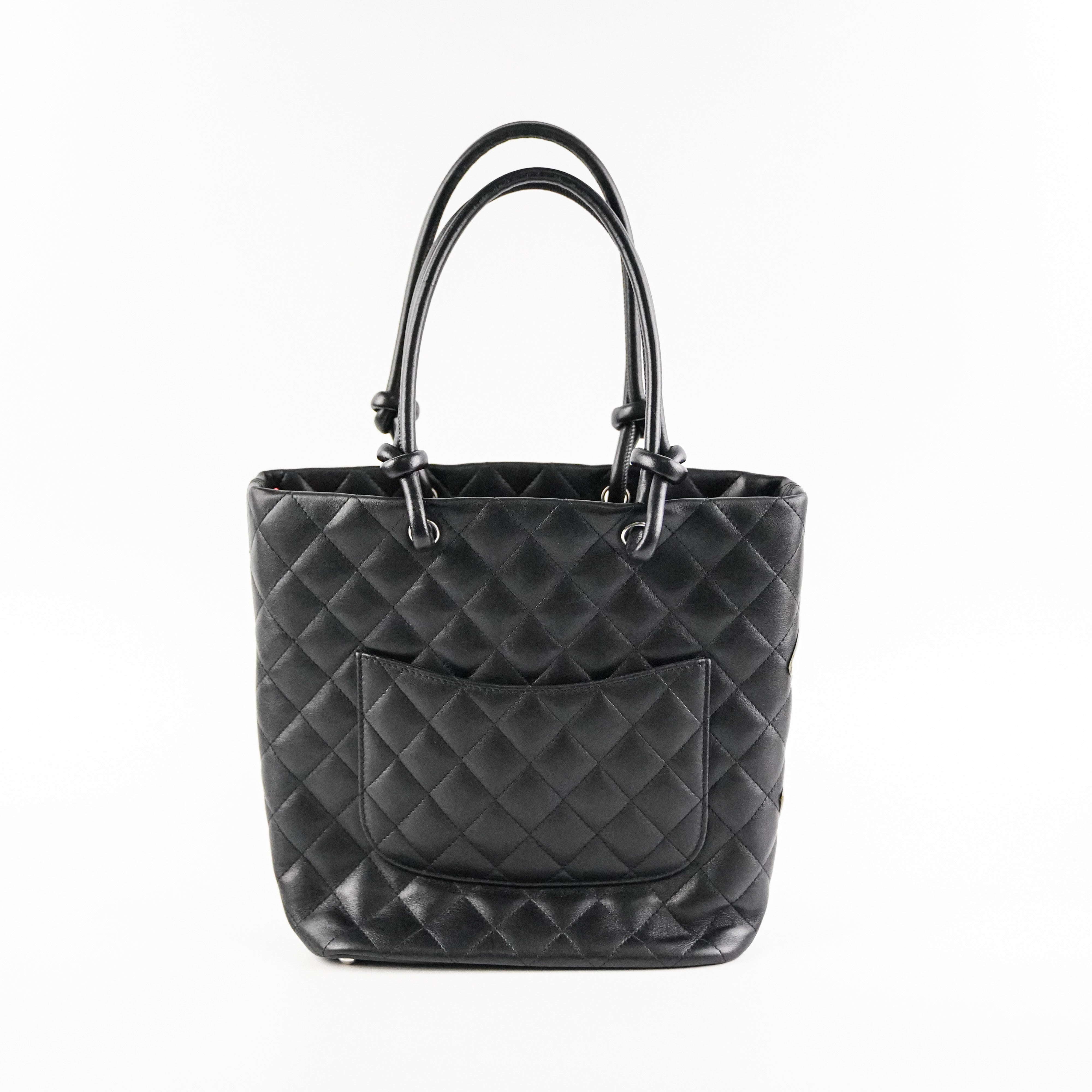 Chanel Rue Cambon Black Lambskin Leather Tote Bag - Luxury Designer Handbag for Women, Perfect for Work, Travel & Everyday Use