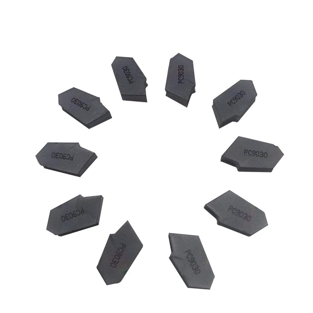 GBJ SP400 Purple GTN-4 4mm Slotted Carbide Inserts for Parting & Grooving - High Precision Metal Lathe Turning Tools for CNC & Manual Machining - Perfect for Stainless Steel, Aluminum & Alloy Workpieces