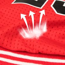 Breathable Basketball Mesh Dog T-Shirt - Comfortable Pet Sportswear for Puppies, Spring & Summer Fashion (Red, Medium) - Perfect for Outdoor Play, Walks & Training