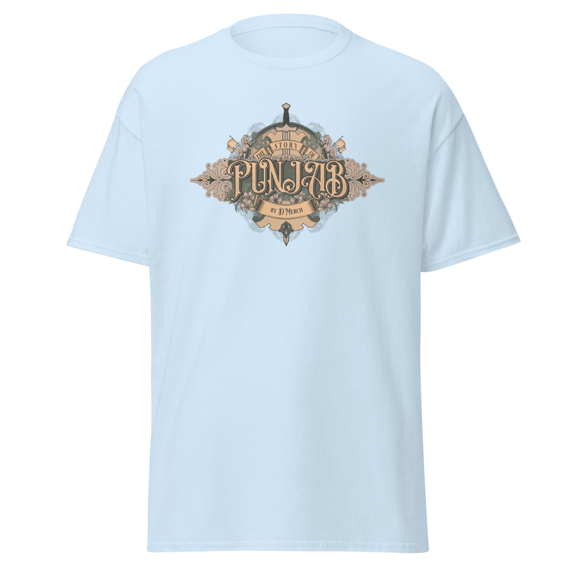 Story of Punjab Men's Classic Cotton T-Shirt | Comfortable Casual Wear for Everyday Outfits | Perfect for Street Style, Weekend Outings & Travel