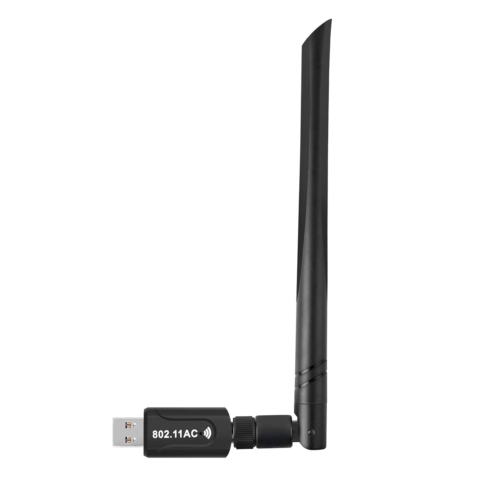 Realtek RTL8812BU USB 3.0 Wireless WiFi Adapter - 1300Mbps Dual Band AC1300 with 5dBi Antenna - 802.11a/b/g/n/ac for Laptop & Desktop - Compatible with Windows 10 & Mac - Perfect for Gaming, Streaming & Home Office Use
