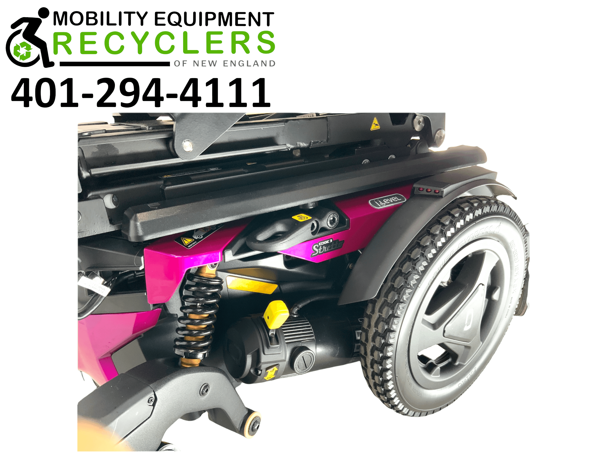 2020 Pride Mobility Quantum Q6 Edge 3 Power Wheelchair | Stretto Frame | Tru Balance 3 Seating with I-Level Technology | 16