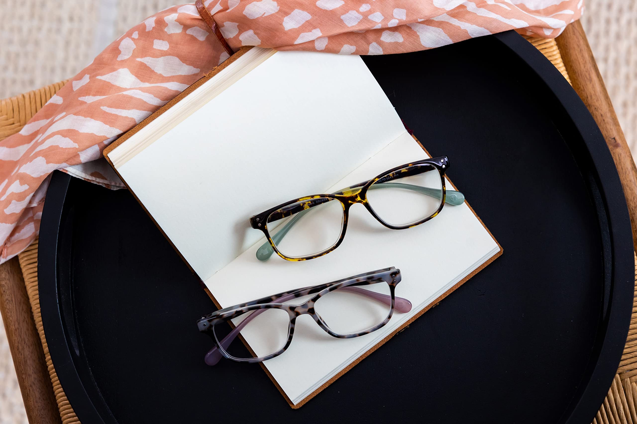 Peepers by PeeperSpecs Women's Reading Glasses - Nature Walk Pattern - Lightweight & Stylish Readers for Women - Perfect for Reading, Crafts & Outdoor Activities