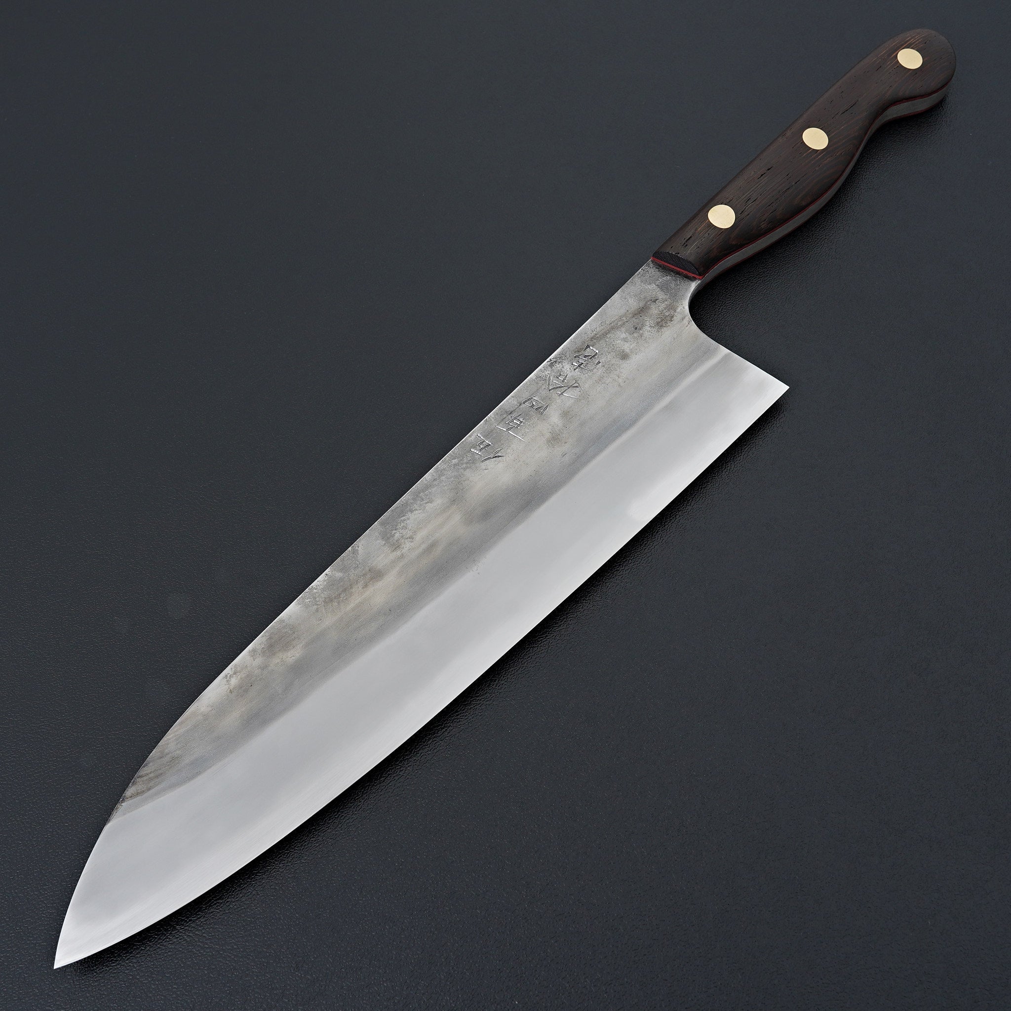 Premium Jiro Tsuchime Yo Gyuto 240mm Japanese Chef Knife with Tagayasan Handle - Perfect for Sushi, Meat Slicing & Professional Kitchen Use