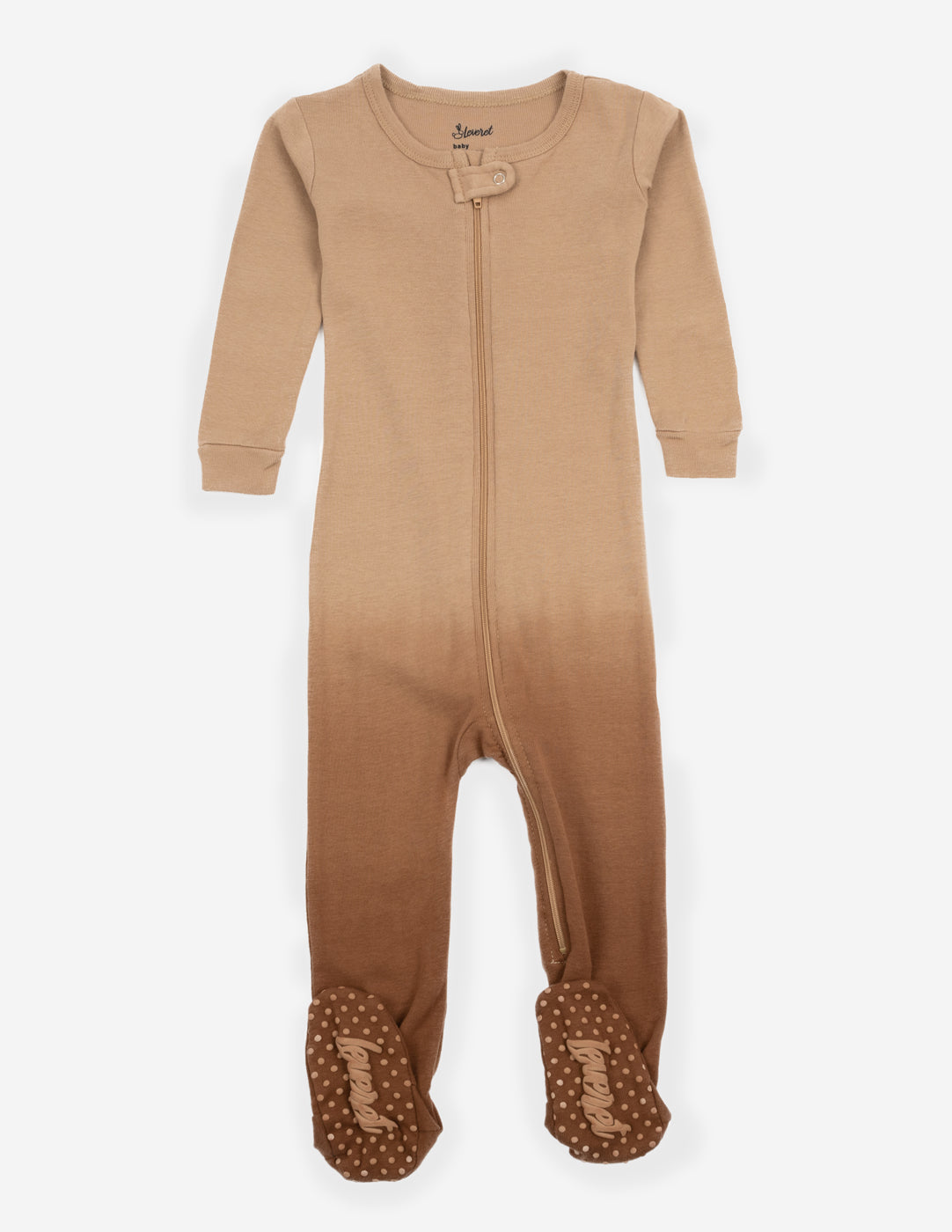 Baby Ombré Dye Cotton Footed Pajamas - Soft & Comfortable Sleepwear for Infants & Toddlers - Perfect for Bedtime, Naptime & Winter Nights