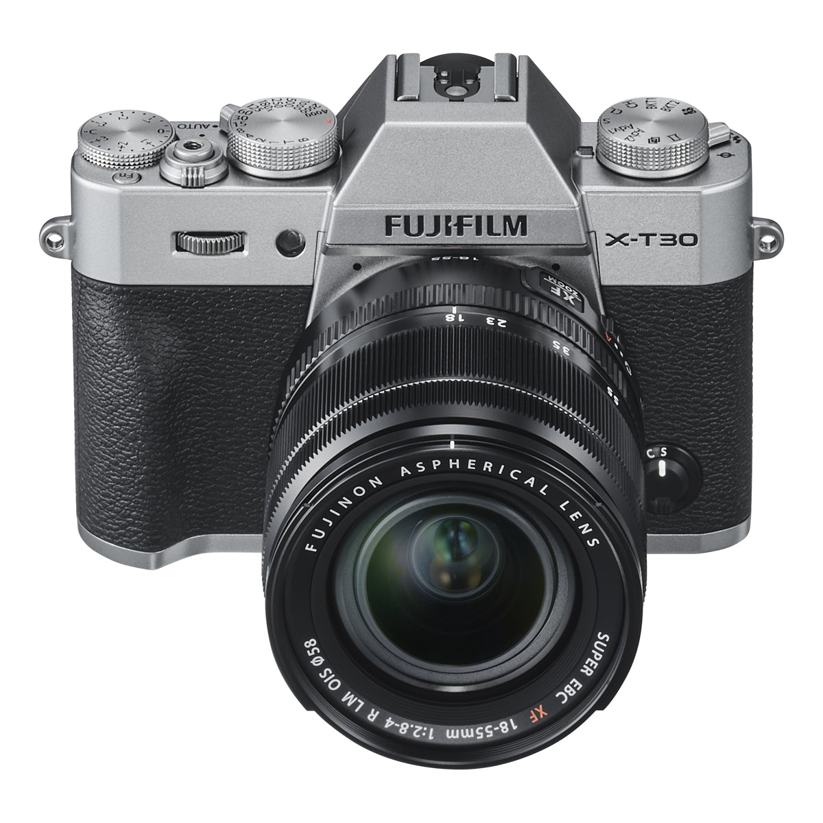Fujifilm X-T30 Mirrorless Digital Camera with XF 18-55mm Lens Kit (Silver) - Perfect for Travel Photography, Vlogging & Street Shooting