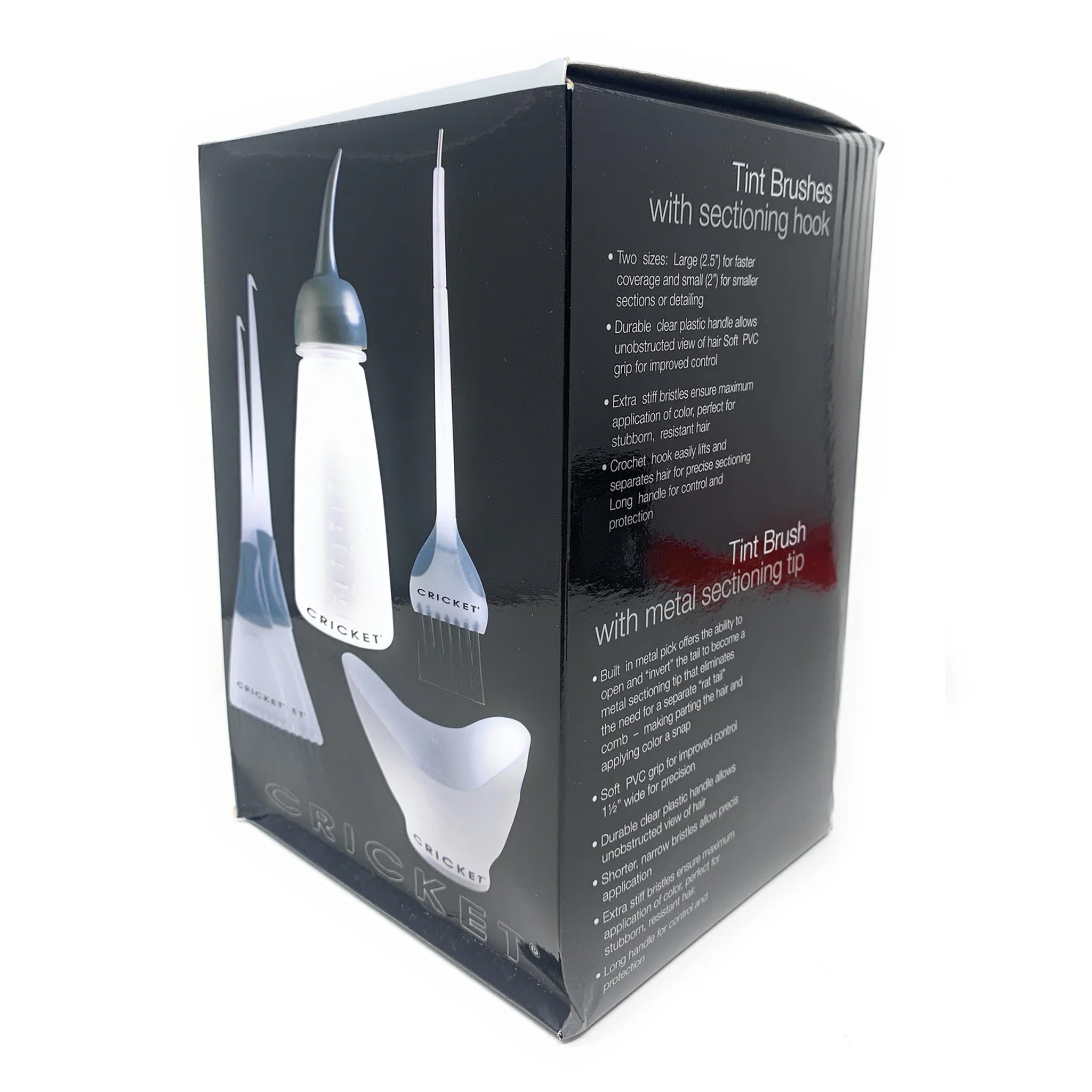 Professional Cricket Hair Dye Brushes & Mixing Bowl Set - Complete Hair Coloring Kit with Tinting Bowls & Applicator Brushes for Salon, Home Use & DIY Hair Coloring Projects