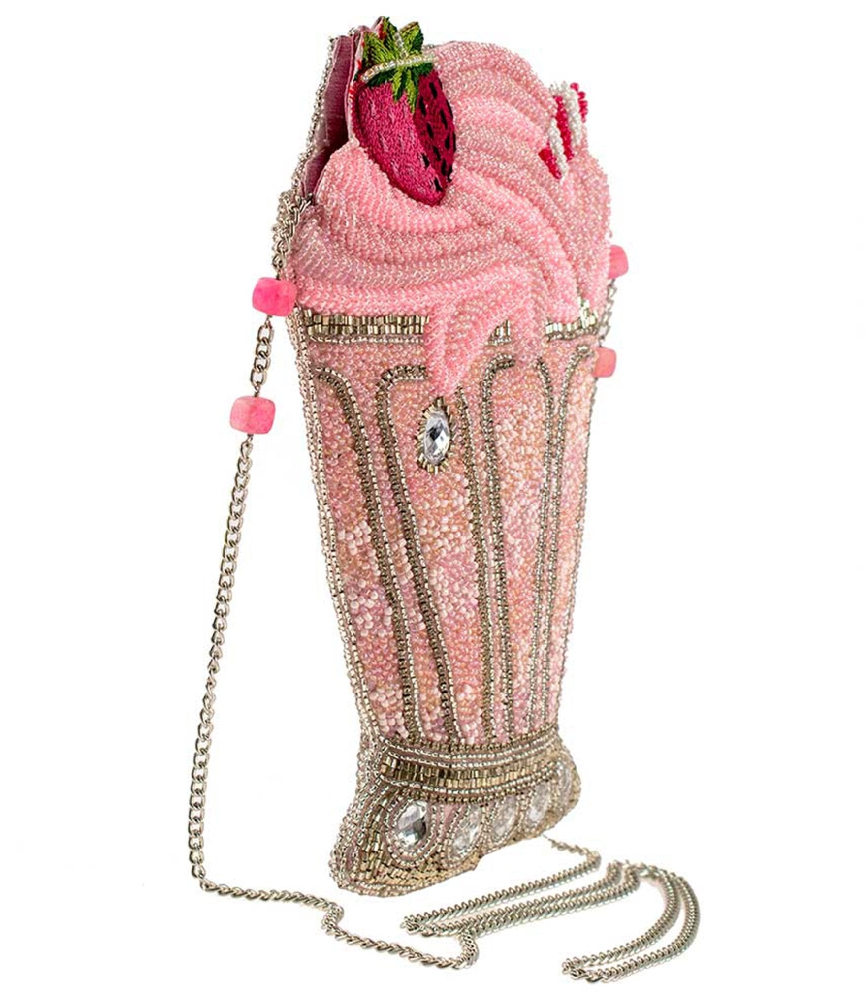 Mary Frances Shake It Up Milkshake Crossbody Bag - Stylish & Fun Purse for Women, Girls | Perfect for Parties, Shopping & Everyday Use