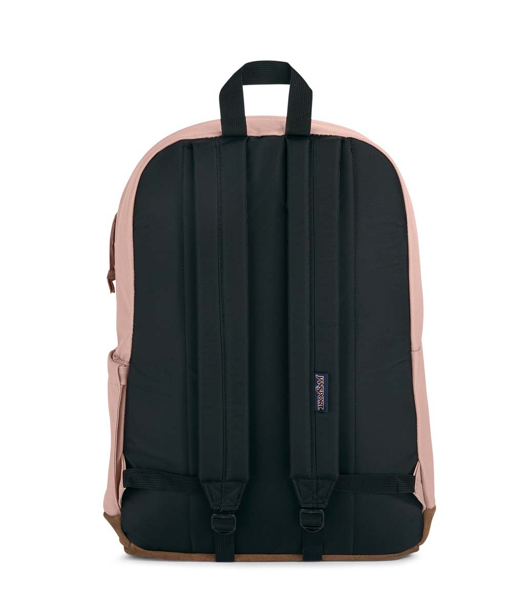 JanSport Right Pack Backpack - Lightweight Laptop Backpack for School & Travel, Misty Rose Pink | Durable College Bookbag with Padded Shoulder Straps | Perfect for Students, Commuters & Outdoor Adventures