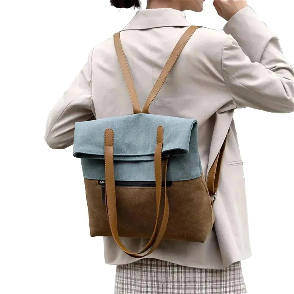 Stylish Women's Designer Canvas Backpack - Durable & Lightweight for Travel, Work & School - Perfect for Commuting, College & Everyday Use